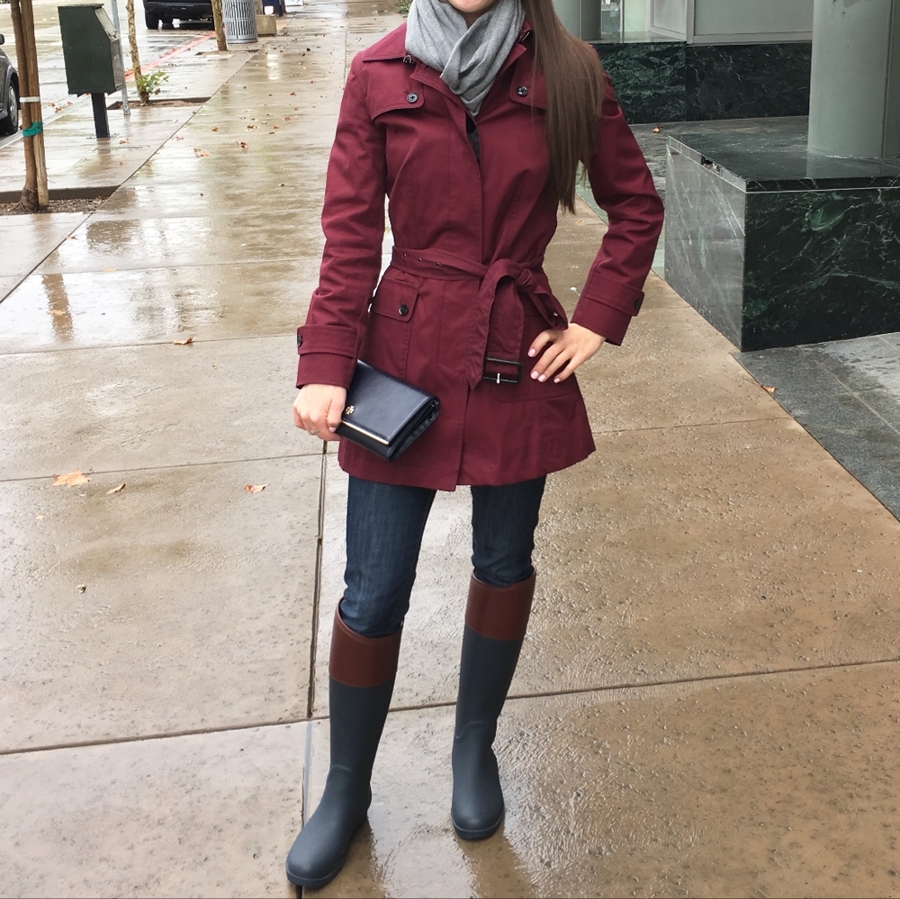 《 Burberry 》 Equestrian Bridle Rain Boots
